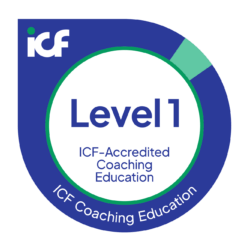 ICF Level 1 Accredited Coaching Education badge